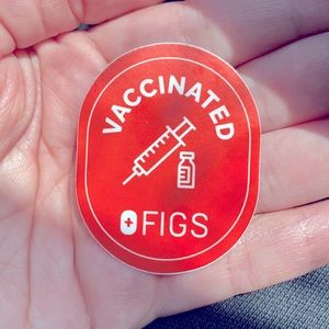 Figs VACCINATED  💉 Sticker